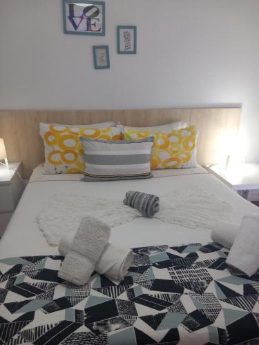 Ένα ή περισσότερα κρεβάτια σε δωμάτιο στο Lila's House