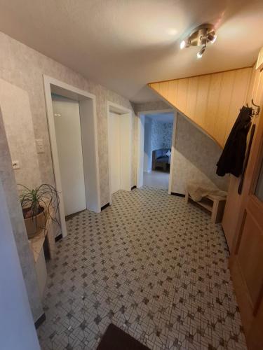 Ruang duduk di Ferienwohnung Vey