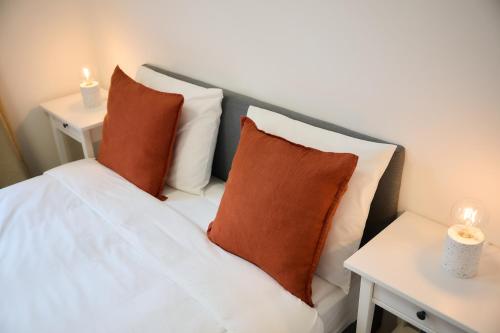 Ένα ή περισσότερα κρεβάτια σε δωμάτιο στο Apartment Forest Center 2