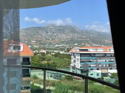 a view of a mountain from a building at Graf Victor Apart Hotel in Alanya