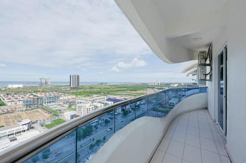 Balkón nebo terasa v ubytování The Wave Residence Melaka in Malacca by Green Home