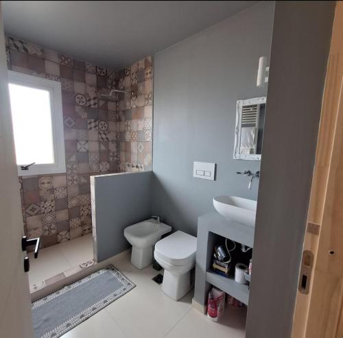 Bilik mandi di Habitacion de Lux