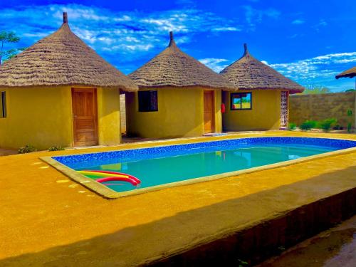 Bazén v ubytování BallaSte nebo v jeho okolí