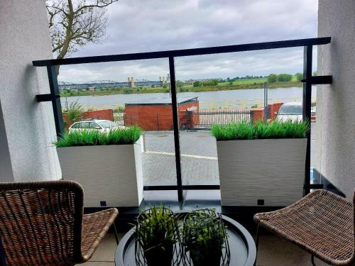 Un balcón o terraza de Apartament Wisełka