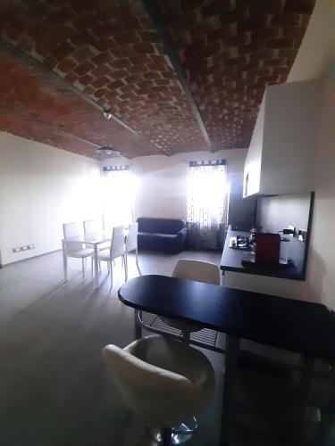 Ruang duduk di Cascina San Giulio