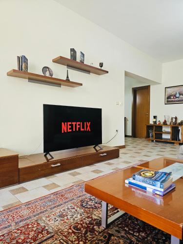 טלויזיה ו/או מרכז בידור ב-Spacious Central Apartment