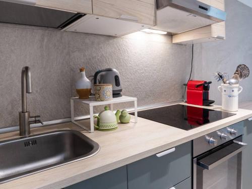 Dapur atau dapur kecil di Vicino alla metro M3 Brenta