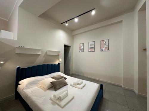 Ένα ή περισσότερα κρεβάτια σε δωμάτιο στο Loft al Massimo