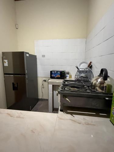 Η κουζίνα ή μικρή κουζίνα στο Lima Hostel