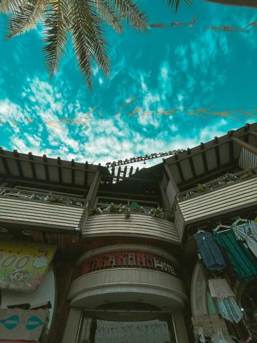 a building with a blue sky in the background at Tarakhan Hotel in Dahab