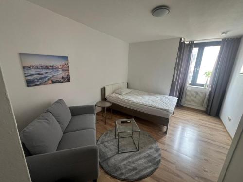 Katil atau katil-katil dalam bilik di Rosenappartements