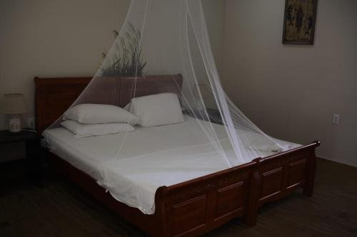 Ein Bett oder Betten in einem Zimmer der Unterkunft Rancho el Sobrino