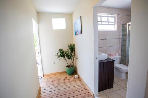 Ein Badezimmer in der Unterkunft Rancho el Sobrino