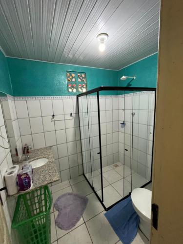 Bilik mandi di Sítio Figueiredo COP30