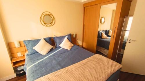 Postel nebo postele na pokoji v ubytování Hotel aeroporto Guarulhos