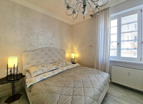 Ένα ή περισσότερα κρεβάτια σε δωμάτιο στο Apartment Magdalena