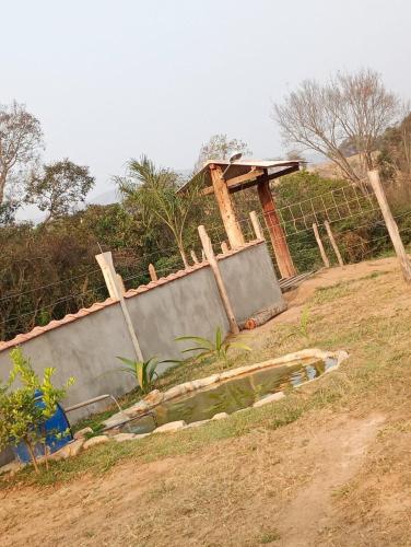 Taman di luar pousada ceul azul #canastra