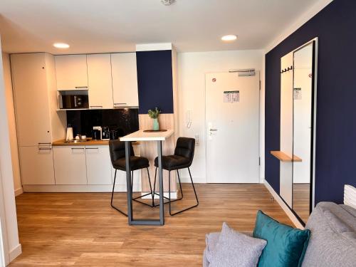 BS-Appartementにあるキッチンまたは簡易キッチン