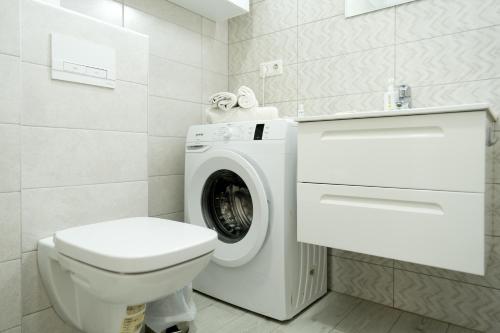 Koupelna v ubytování Fortuna Park Apartman