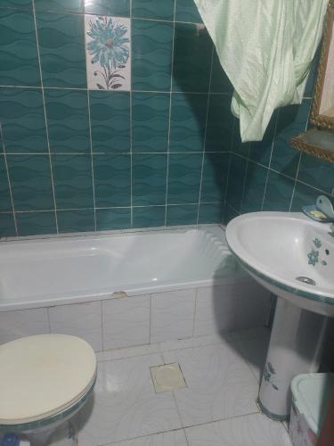 Koupelna v ubytování عجلون
