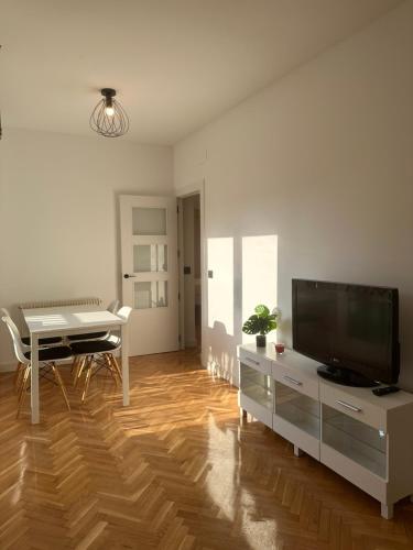 TV a/nebo společenská místnost v ubytování Piso Torreón de los Guzmanes
