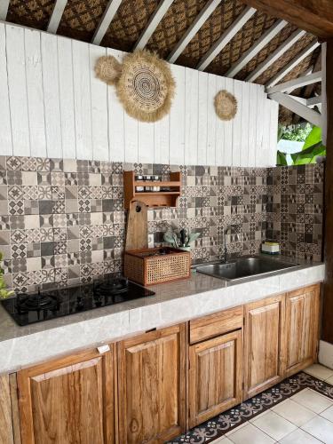 Kuchyň nebo kuchyňský kout v ubytování Sampai Villa Nayan