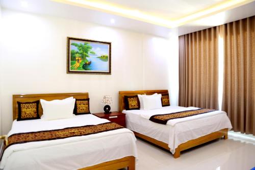 Thuong Hai Hotelにあるベッド