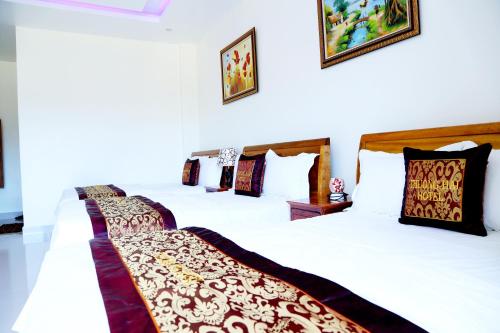 Thuong Hai Hotelにあるベッド