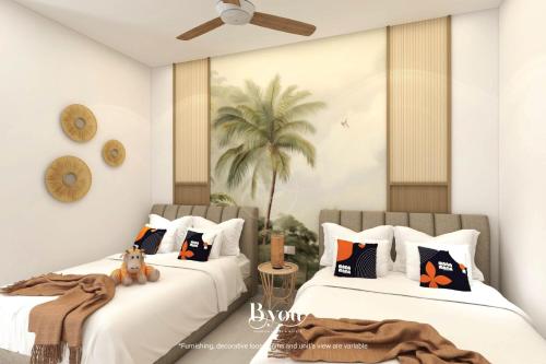 Postel nebo postele na pokoji v ubytování 22 Macalisterz Premium Suites Penang by Byon