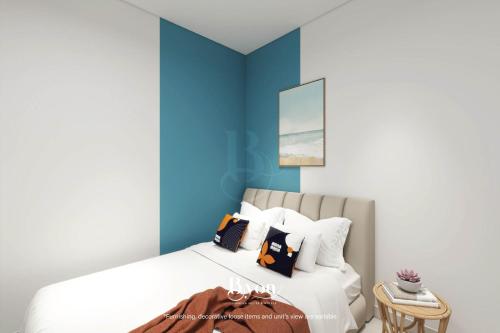 Postel nebo postele na pokoji v ubytování 22 Macalisterz Premium Suites Penang by Byon