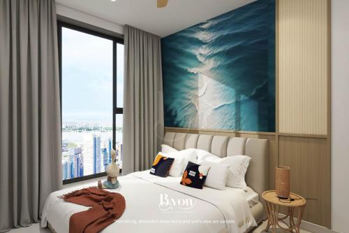 Postel nebo postele na pokoji v ubytování 22 Macalisterz Premium Suites Penang by Byon