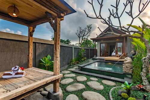 Bazén v ubytování Shankara Villa Ubud nebo v jeho okolí