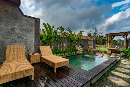 Bazén v ubytování Shankara Villa Ubud nebo v jeho okolí