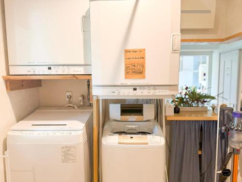 Η κουζίνα ή μικρή κουζίνα στο GuesthouseKAZE