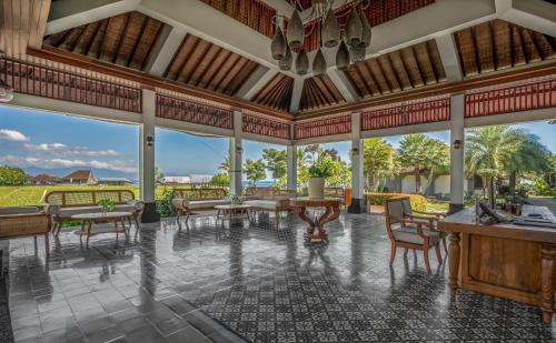Εστιατόριο ή άλλο μέρος για φαγητό στο Lovina Beach Club & Resort