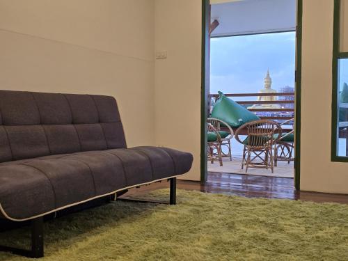 Zona de estar de Sabai Sabai House Koh Kret