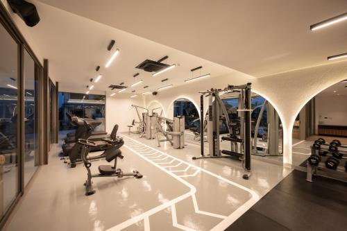 Fitness centrum a/nebo fitness zařízení v ubytování The Moment