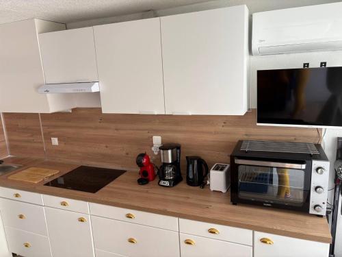 Una cocina o zona de cocina en Ondine