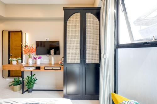 Kuchyň nebo kuchyňský kout v ubytování Boutique Stay By One Tree Stays Pune Kharadi