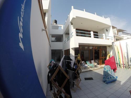 Balkón nebo terasa v ubytování Waves Surf Camp Peru