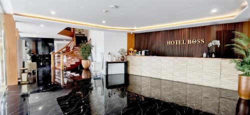 Lobi atau kawasan kaunter penerimaan di Belvilla Cozy Stays Near Airport Formerly Boss Hotel