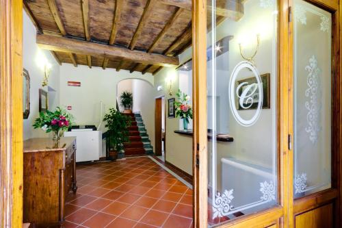 Koupelna v ubytování Hotel Il Cavallo
