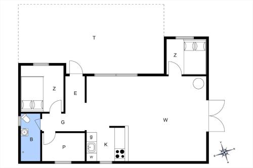 a floor plan of a house at 1353-Snedsted-Ebenezervej-24 in Snedsted