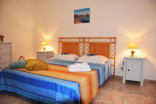 Posteľ alebo postele v izbe v ubytovaní Salenterra B&B (Salento)
