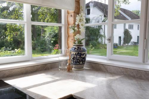 Ein Garten an der Unterkunft Landhaus Danner