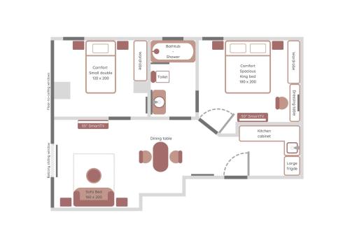 Planimetria di Celine Living - Central