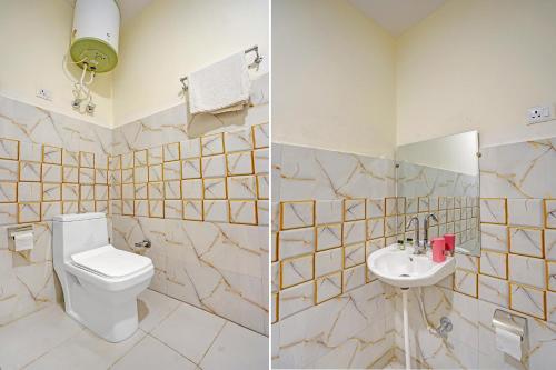 Bilik mandi di FabHotel Golden Rivaah