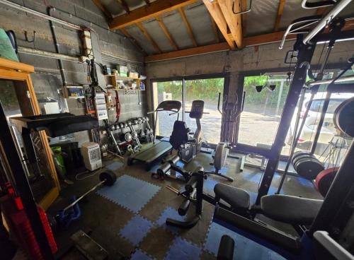 Fitness centrum a/nebo fitness zařízení v ubytování Le Studio Serviolan - Avec Jardin