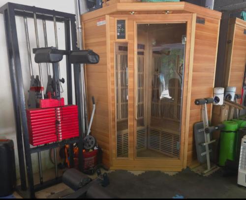 Fitness centrum a/nebo fitness zařízení v ubytování Le Studio Serviolan - Avec Jardin