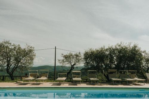 La alberca dentro o cerca de Borgo Rapale